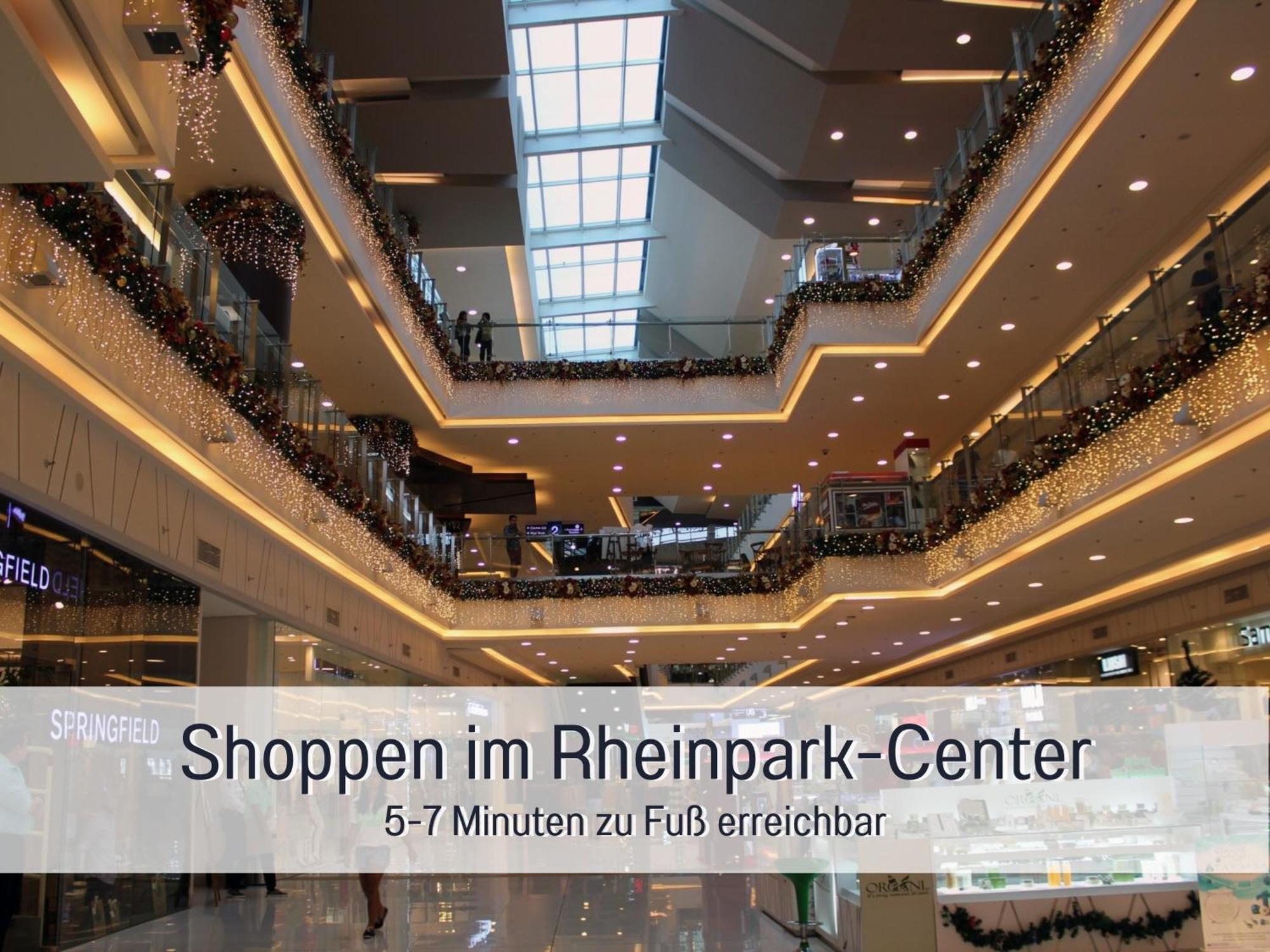 Rheinblick7 Neuss - Spektakulaerer Blick Auf Die Duesseldorfer Skyline - Ruhig Modern Privatparkplatz Aufzug - Top Anbindung An Messe Flughafen Hauptbahnhof Exterior foto